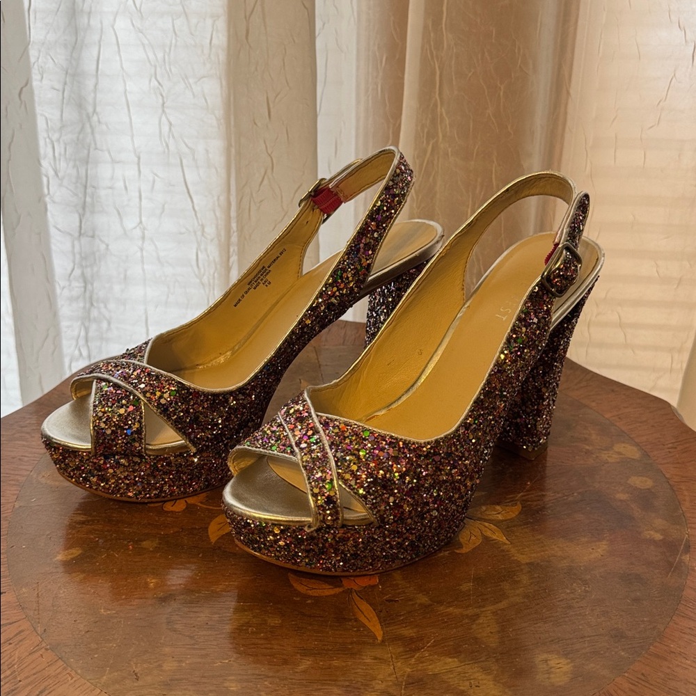 Nine West Glitter Heels